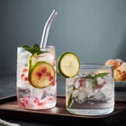 Стеклянная чашка ручной работы, Кружка для здоровых напитков, чайные кружки, термостойкая кружка для пива, кофе, для десерта, завтрака, молока, прозрачная посуда для напитков