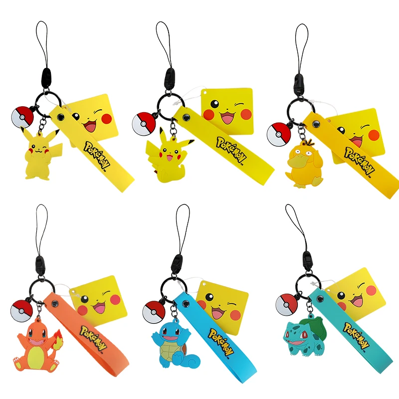 Брелок с покемоном мультяшная аниме модель милые сумки украшения подвеска для