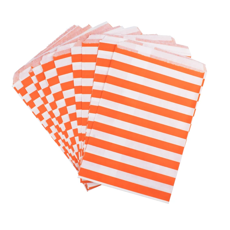 

100pcs/ Lot treat candy bag high quality kraft Party Favor Paper Bags lovely pink heart Printed Paper craft Bags Bakery Bags