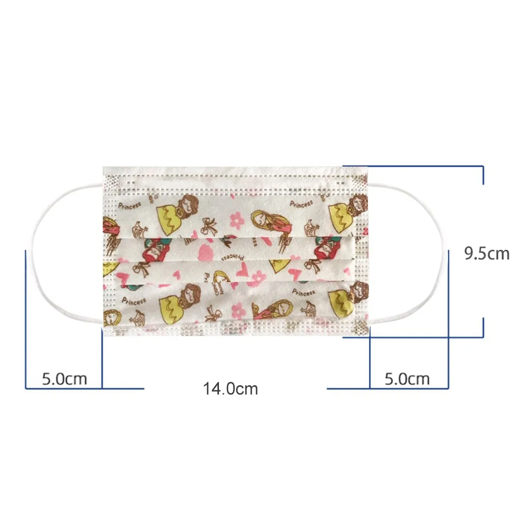 

50 Pcs Camouflage Disposable Non-woven 3-layer Face Mask Breathable Mask With Elastic Earband Breathable Adult Mouth Mask Unisex