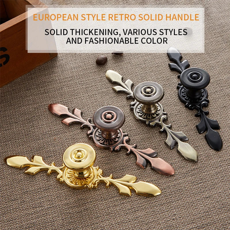 Бронзовые ручки кухонный дверной шкаф цинковый сплав Европейский современный