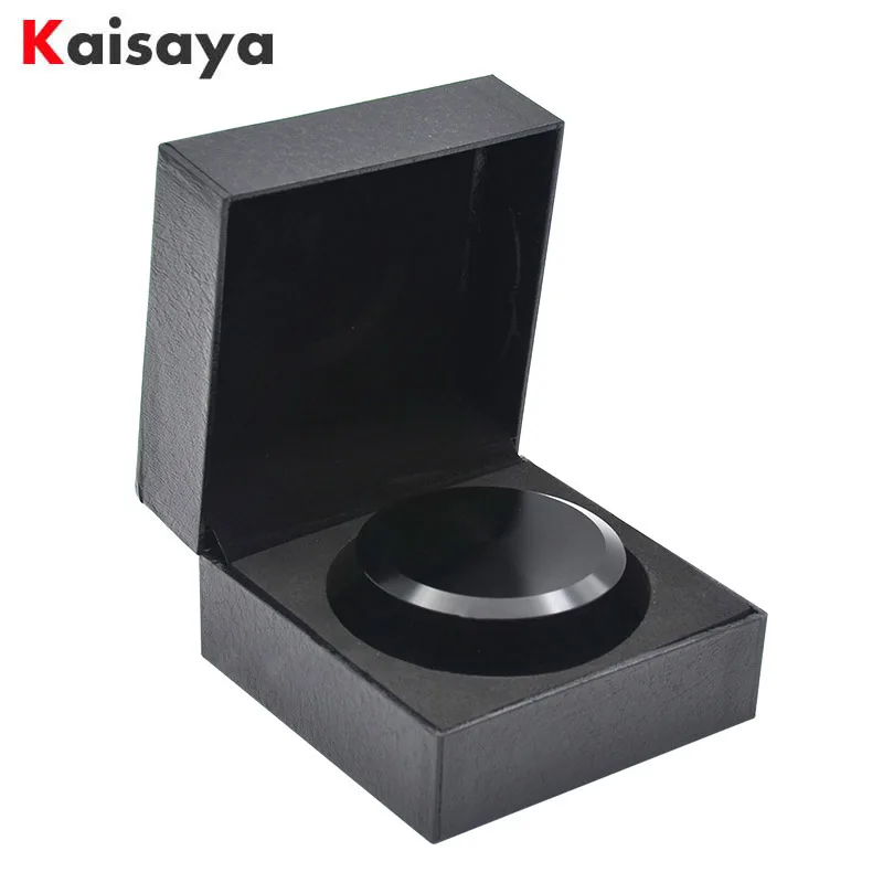 

LP Vinyl Turntables Metal Disc Stabilizer Record Weight/Clamp Vinyl Record Turntable Vibration Balanced Matte black aluminum