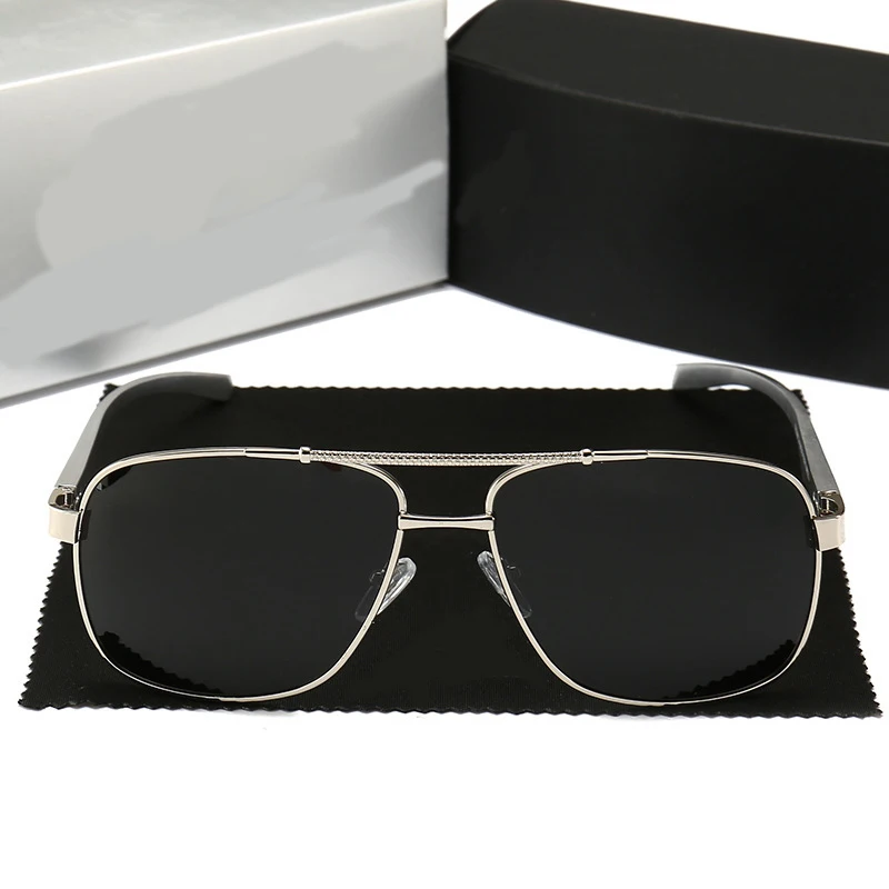

Sunglasses Men Polarizer Classic Alloy Frame Retro Glasses Fashion Men glasses UV400 Gafas De Sol Outdoor Driving 81046