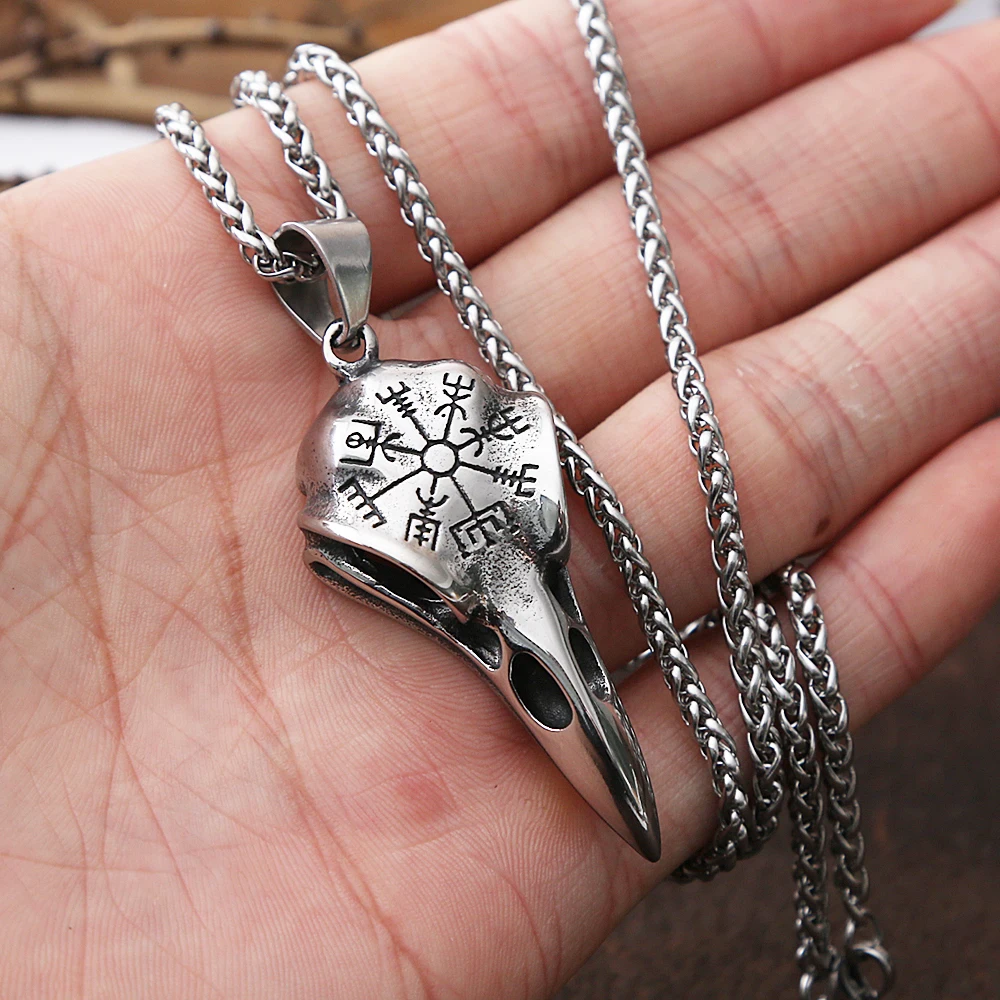 Винтажные Одина череп ворона подойдет в качестве подарка как для мужчин так и