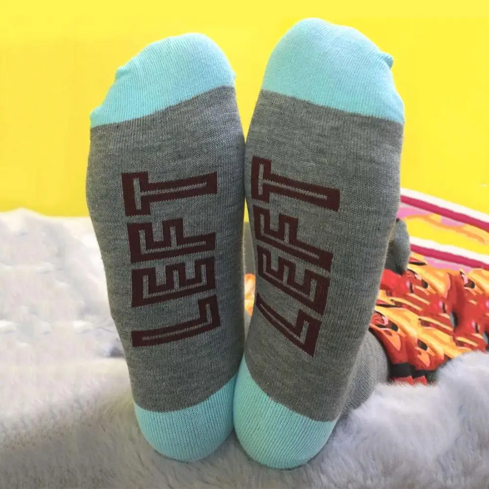 Мужские и женские эластичные забавные носки в стиле Харадзюку с буквенной