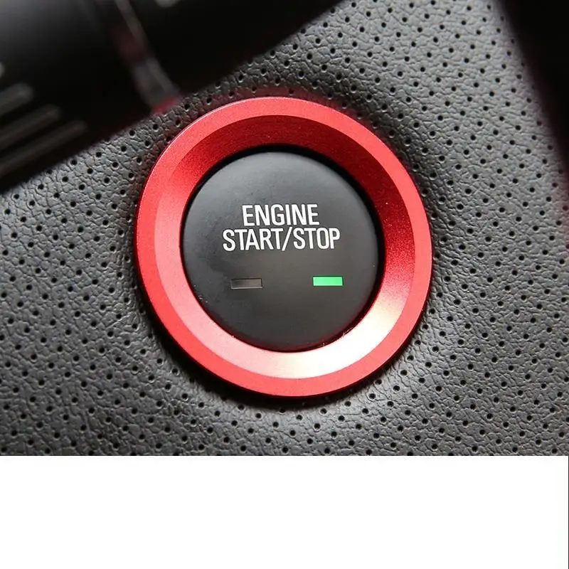 Кнопка Зажигания интерьерные декоративные хромовые автомобильные аксессуары