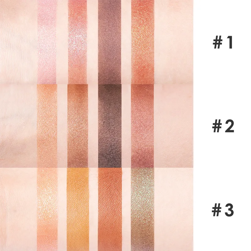 Новинка 4 вида цветов блеск палитра теней для век долговечный Водонепроницаемый