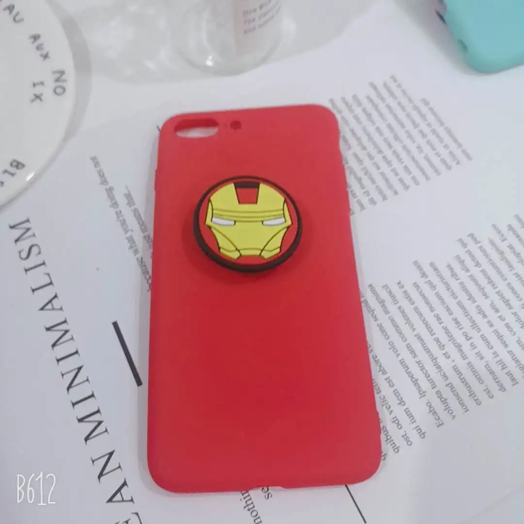 Мягкий чехол для Iphone X XR XS 11 Pro Max 6S 7 8 Plus с 3D милым мультяшным рисунком