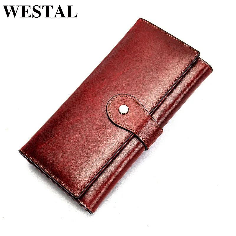 Хит продаж многофункциональный Женский кошелек из натуральной кожи простой