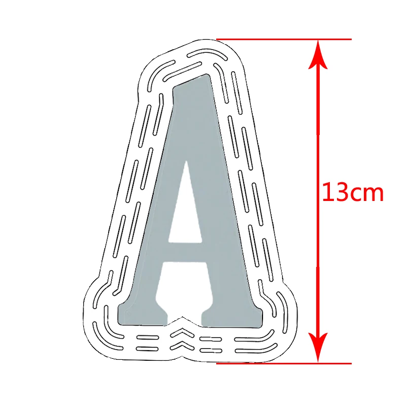 Целый набор A Z алфавиты 26 букв пресс формы + Пластик Трафареты сделай сам для