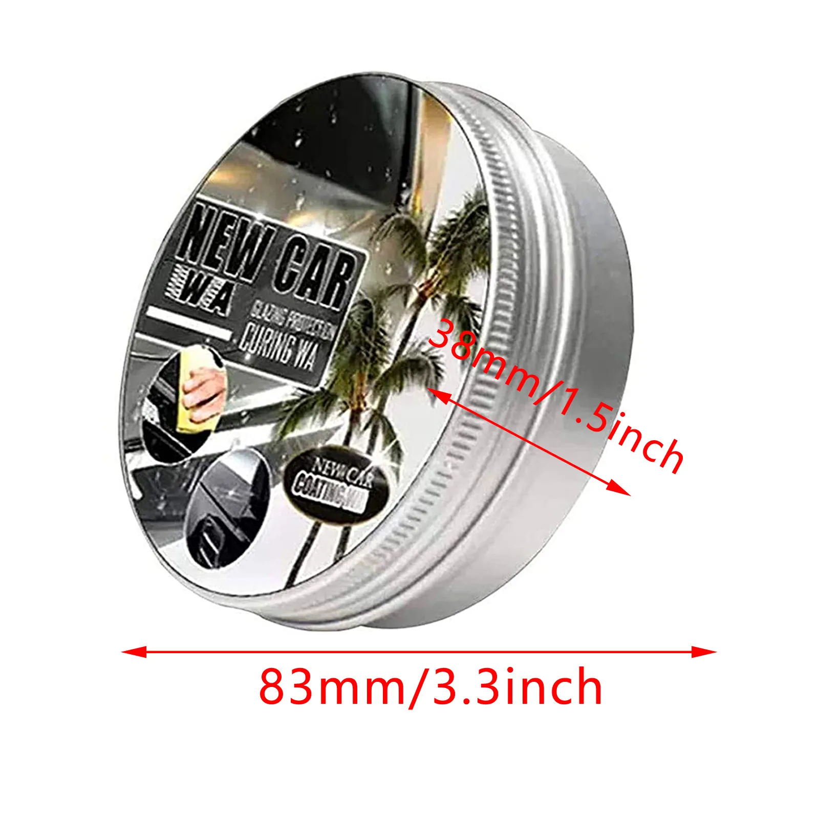 Набор для нанесения кристаллического покрытия автомобиля твердый глянцевый