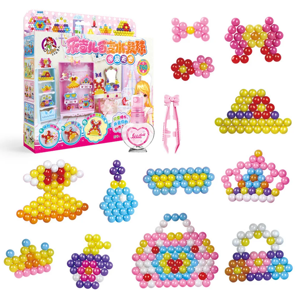 

Magic Manual DIY Production Water Condensation Beads Spell Beans Puzzle Children Toy Birthday Arts Crafts Gifts For Children