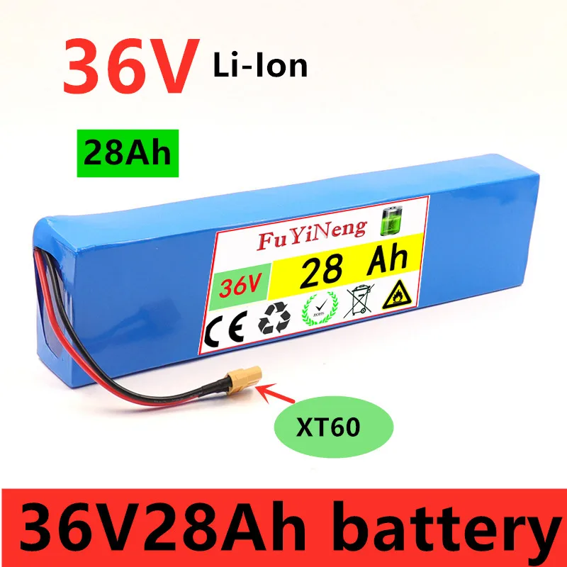 

36V 10S3P 28Ah 500W high power capacity 42V 18650 lithium battery pack 28Ah electric bicycle bicycle scooter BMS