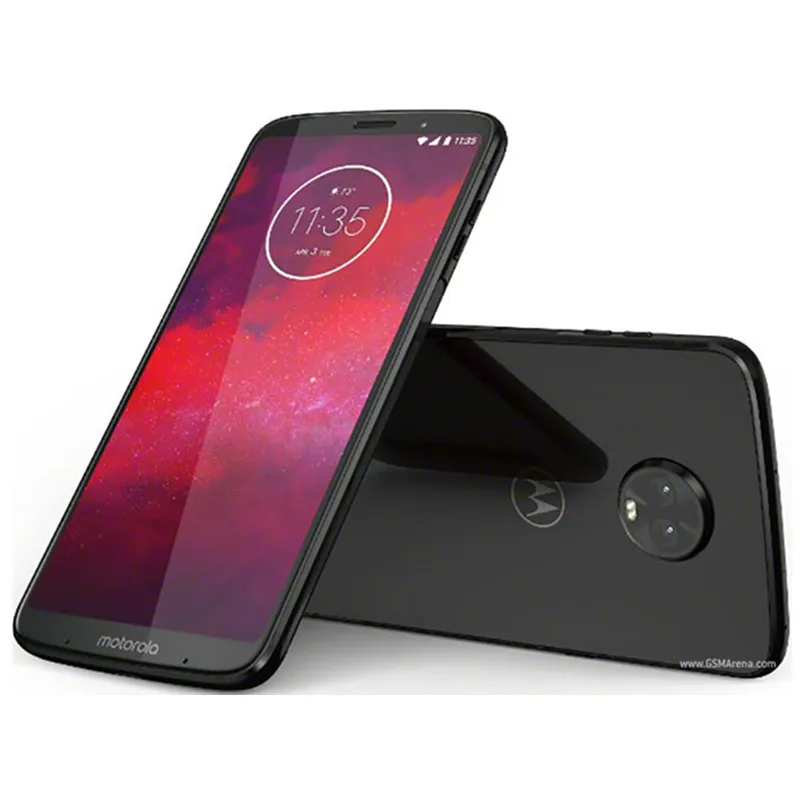 Моторола Мото З3 Отремонтированный-Оригинальный Разблокированный XT1929-17 6.01 дюйма Восьмиядерный 64 ГБ 4 ГБ ОЗУ 12 МП Вай-Фай Бесплатная доставка.