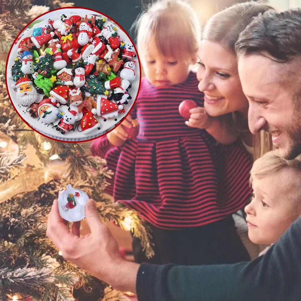 Мини Мультяшные полимерные Рождественский подарок для Детские аксессуары волос