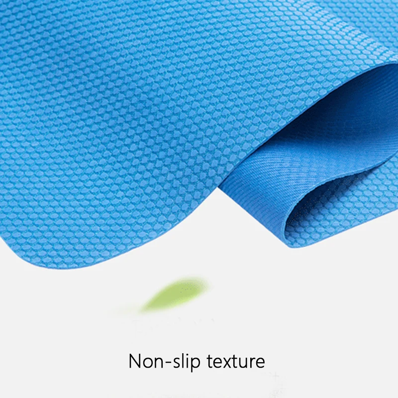 Ультратонкий складной коврик для йоги из натурального каучука нескользящее