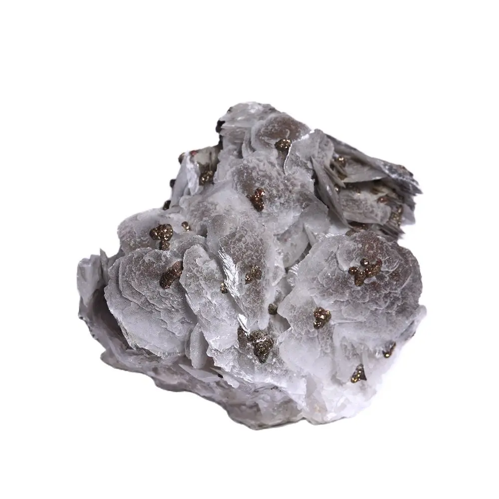 Натуральных камней и минералов рок кальцит с кристаллами Колчедана провинции