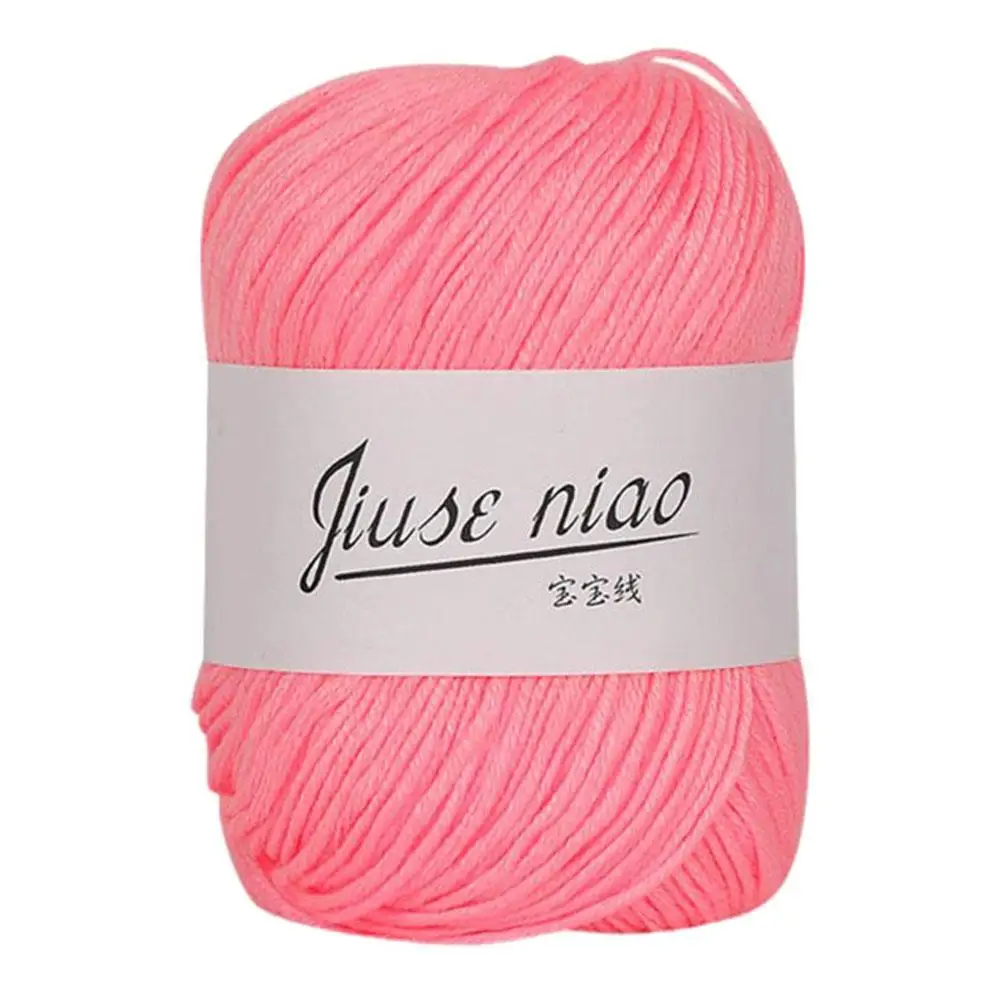 

Colorful 50g Baby Woolen Yarn Knitting Crochet Blanket Sweater Scarf Hat Soft Woven Material DIY Clothing Sewing Accessories