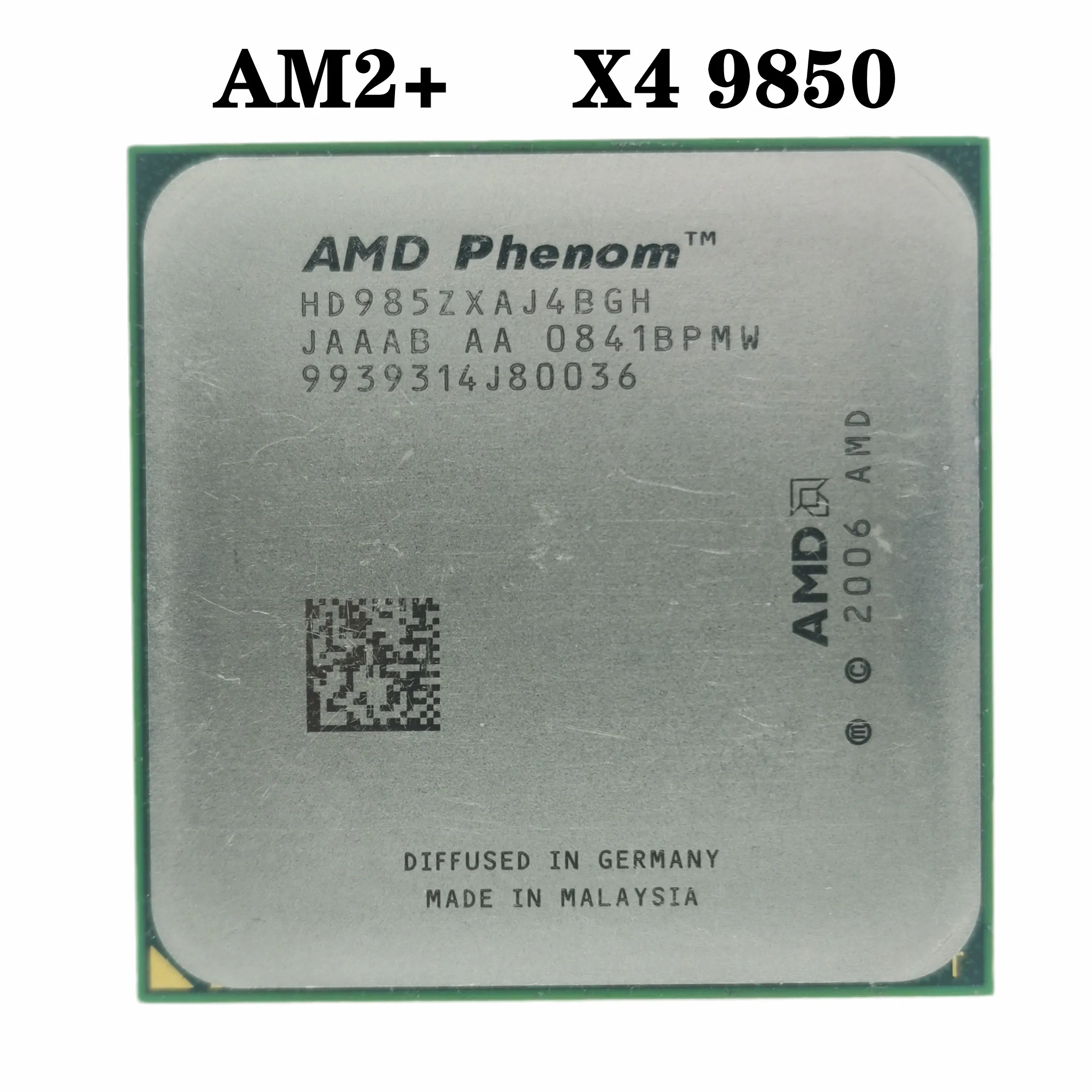 Четырехъядерный процессор AMD Phenom X4 9850 985Z 2 5 ГГц 125 Вт HD9850XAJ4BGH HD985ZXAJ4BGH Разъем AM2