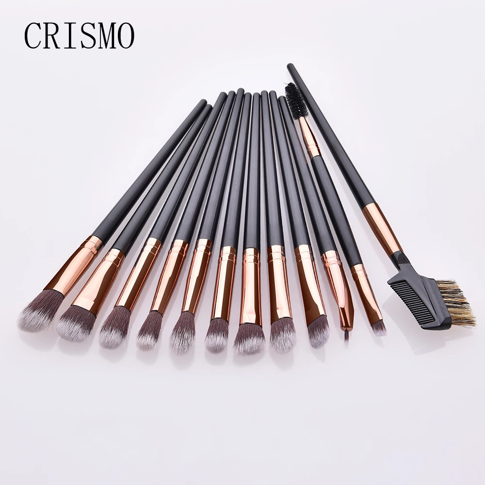 Набор профессиональных кистей для макияжа глаз 12 шт.|Аппликатор теней век| |