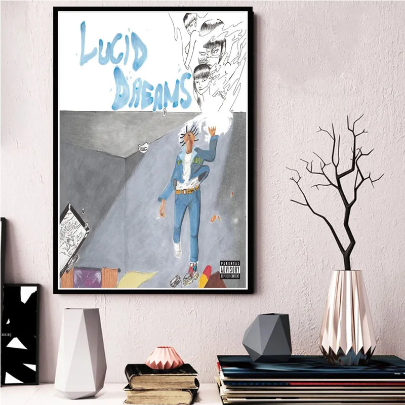 Плакаты и принты New Juice WRLD рэпер певец звезда музыка плакат настенное Искусство
