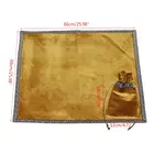 Новинка 2021, скатерть с золотым Таро, сумочка для карт, Вельветовая салфетка для алтаря Wicca