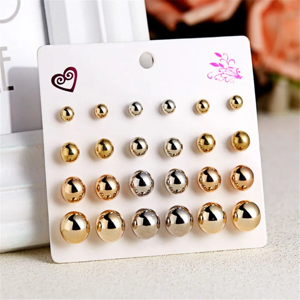 Модные смешивания с украшением в виде кристаллов микрогравировка 12 пар/уп.