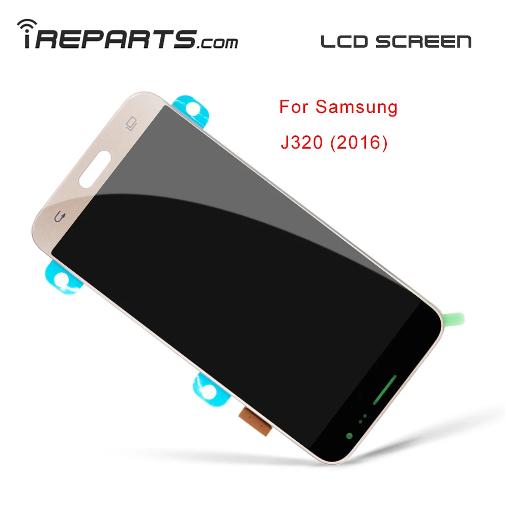 ЖК-экран IREPARTS 5 ''Pantalla для Samsung Galaxy J3 2016 J320 J320F ЖК-дисплей с сенсорным