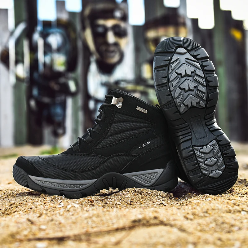 

2020 Winter New Fashion Men's Desert Tactical Military Boots Men's Work Safety Shoes Army Combat Boots Army Tactical Men's Boots