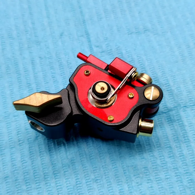 Custom Handmade Spring Coil Type Rotary Tattoo Machine Adjustable Armature Bar Powerful Motor | Красота и здоровье
