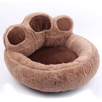 2020 washable pet dog bed long plush super soft kennel fleece nest cat baskets mat autumn winter waterproof
