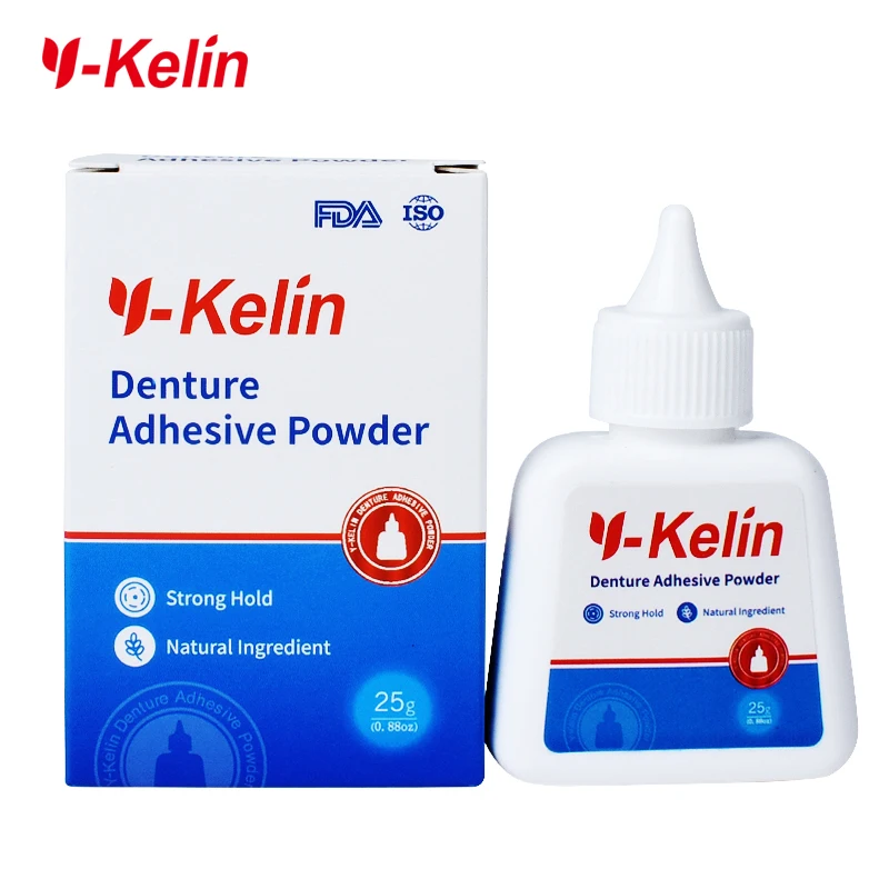 

Y-Kelin Denture Adhesive Powder 25g Powered Denture Glue