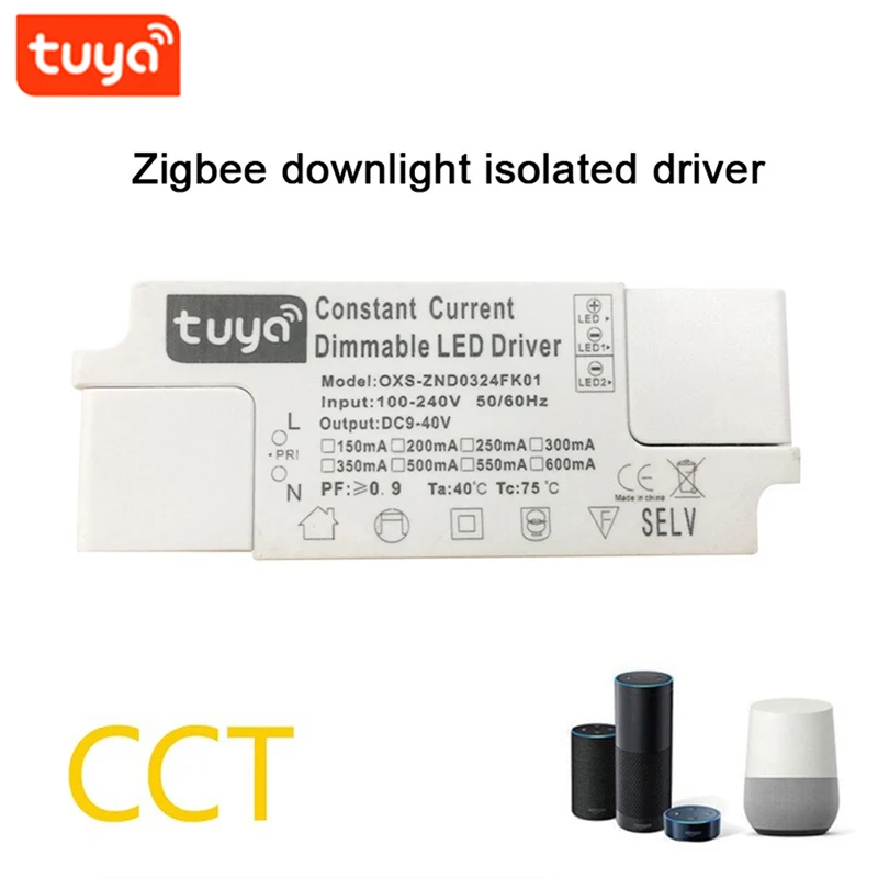 

Светодиодный трансформатор Zigbee 5 Вт 7 Вт 10 Вт 12 Вт, адаптер для драйвера освещения 2021 мА, светодиодный потолочный светильник, изолированный д...