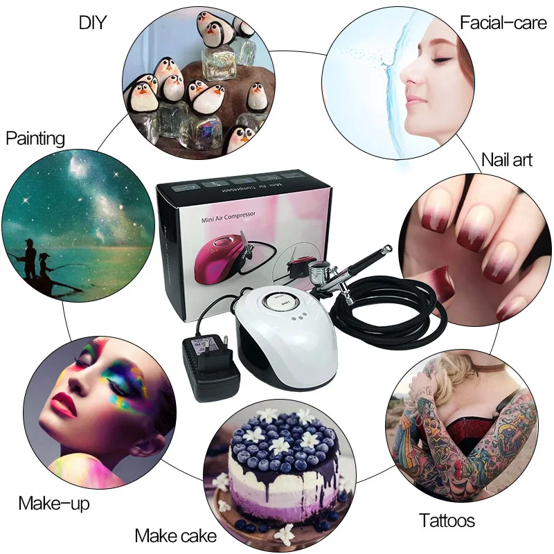 Краскораспылитель Onnfang краскопульт двойного действия 0 2/0 3/0 4/0 5 мм для макияжа и