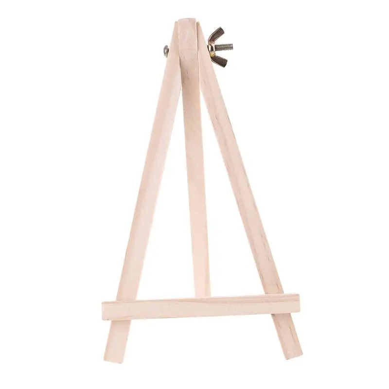 

Wooden Easel Tabletop Tripod A-shaped Photo Frame Holder Stand Canvas Display Stand for Artworks Photos Paintings Crafts