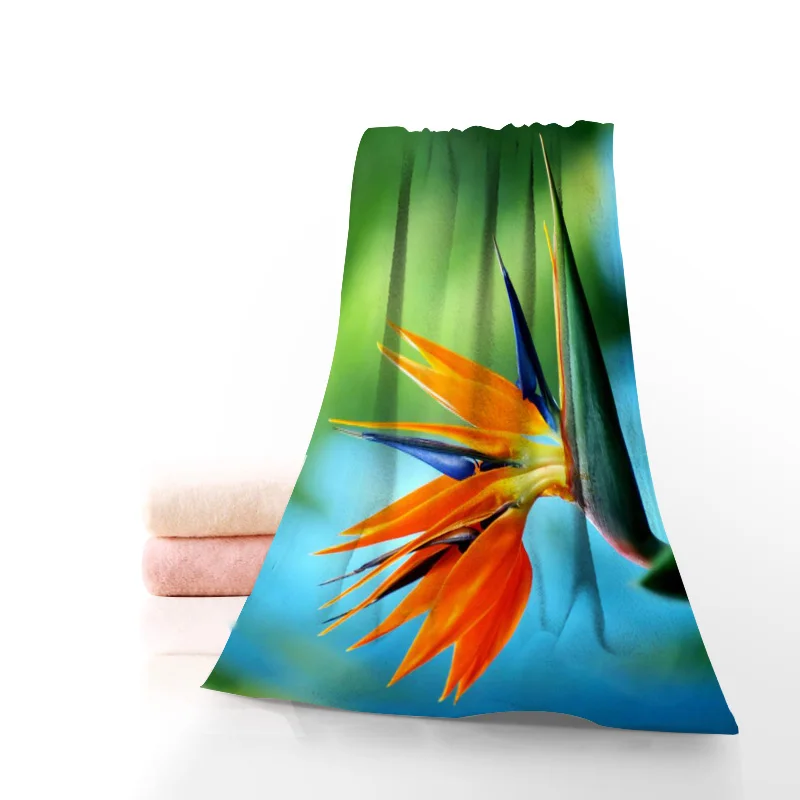 

Bird Of Paradise Flower Towels Microfiber Fabric Bath Towels Travel,Beach,FaceTowel Custom Creative Towel Size 35X75cm ,70X140cm