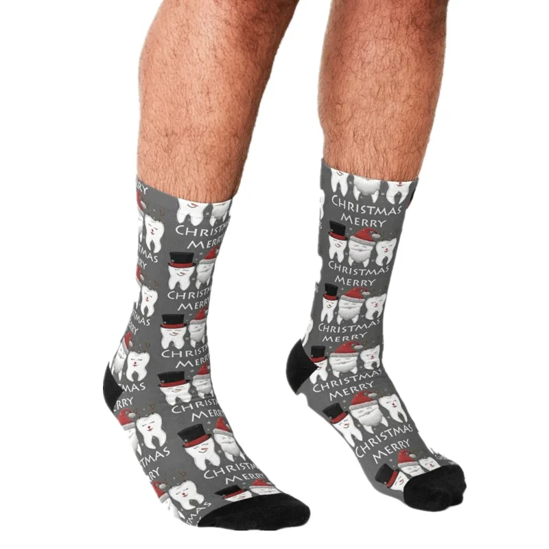 

funny Socks Men harajuku The Root Of The Problem Printed Happy hip hop Men Socks Novelty Skateboard Crew Casual Crazy Socks