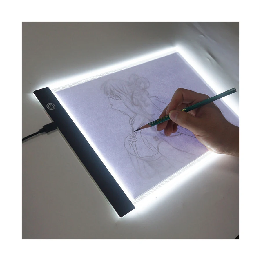 

A3/A4/A5 Size Three Level Dimmable Led Light Pad,Tablet Eye Protection Easier for Diamond Painting Embroidery Tools Accessories