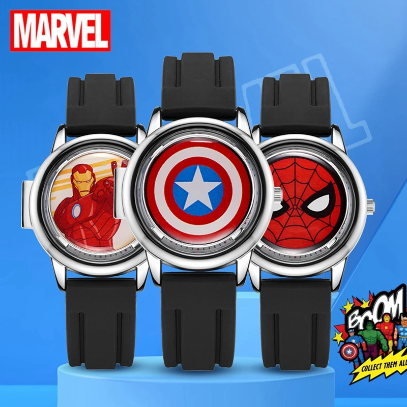 Big Sale Spider Man Boys Watch Young Men Cool Fashion Sport Watches Kid's Wristwatch Student Time Child Clocks Teen MARVEL Hour