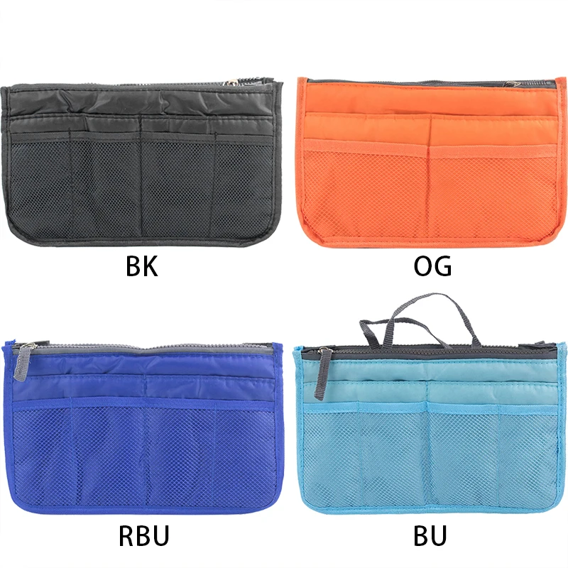 

Portable 28.5x18x8.5cm Pocket Organiser for Women Bags Organiser Multifunctional Cosmetic Organiser Handbag Travel Bag