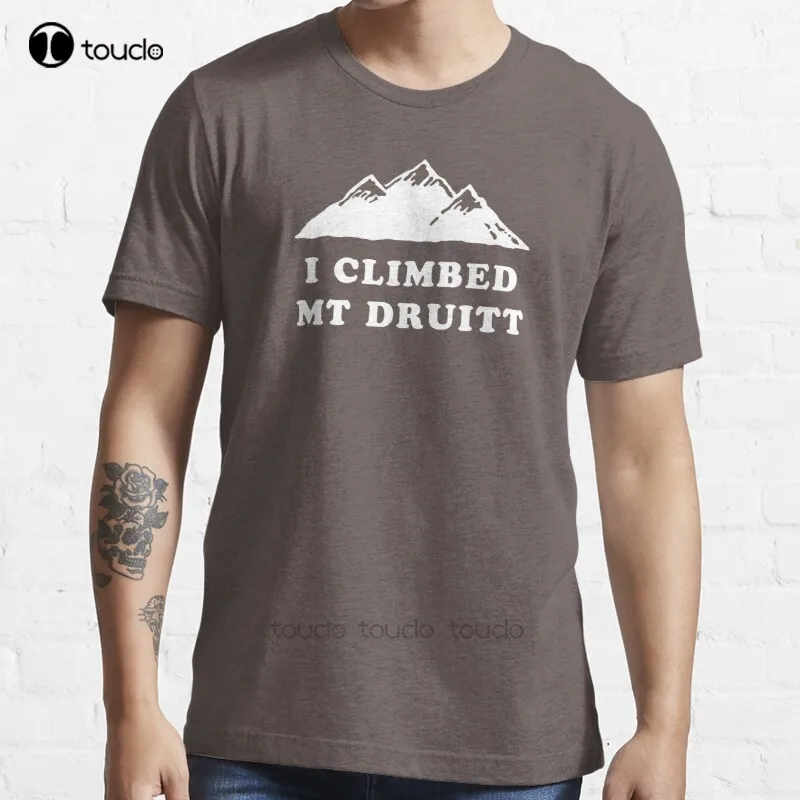 

Забавная Хлопковая мужская футболка с надписью I Climbed Mt Druitt в Сидней