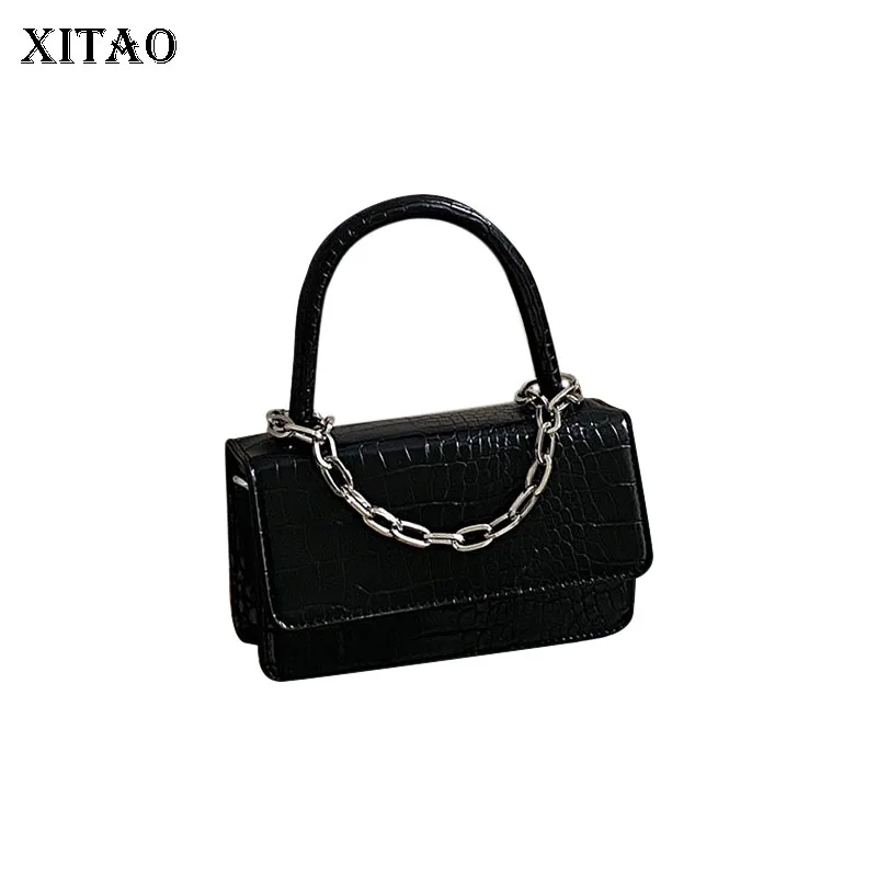 

XITAO Leopard Shoulder Bags Fashion New Women Patchwork 2021 Minority Elegant Solid Color Black Casual Style Bags CLL1818