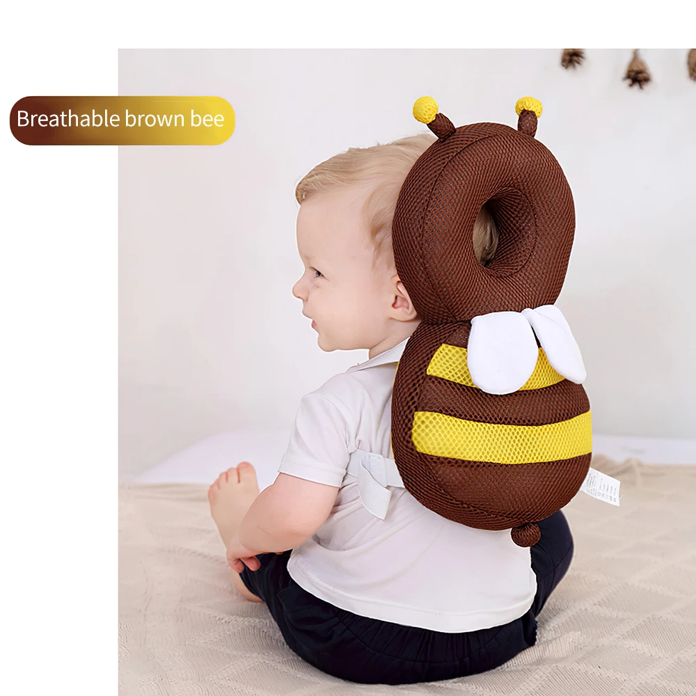 

New Baby Pillow Head Protection Pad Cartoon Kids Backpack Protector Pillow Toddler Walking Assistant Baby Safety Products Size L