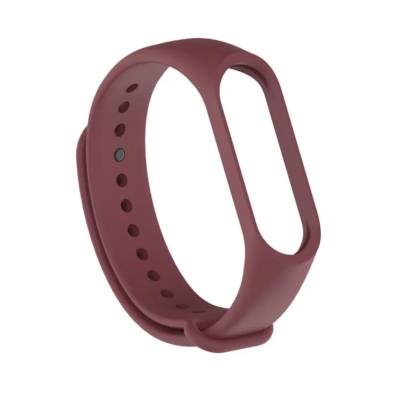 brown Для Xiaomi mi Band 4 3 силиконовый розовый сменный Браслет ремешок для Xiomi mi band 3 mi Band 4 3 band 4 ремешок на запястье - Цвет: brown