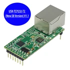 Обновленный модуль USR-TCP232-T2 последовательного преобразователя Ethernet, последовательный UART TTL в Ethernet, модуль TCPIP, Поддержка DHCP и DNS