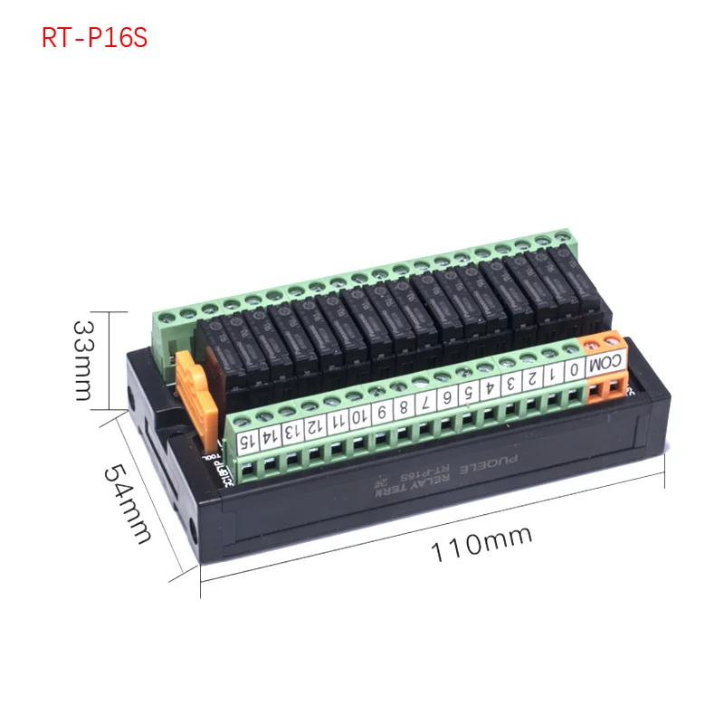 Din Rail Normally Open PLC DC Output Signal Amplifier Board Relay Module 24V 5A RT-P 4/6/8/10/16 Channels Control | Обустройство дома