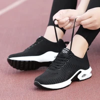 fashion women vulcanize shoes outdoor lace up sport shoes lightweight sneakers breathable mesh comfort air cushion casual shoes
