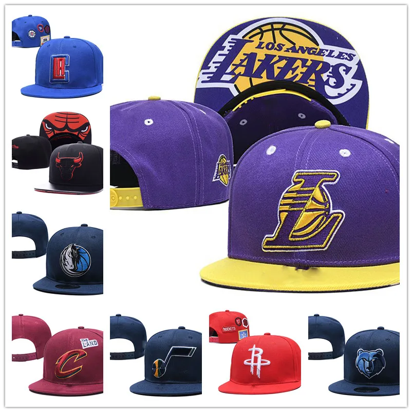 Sombrero de baloncesto americano ajustable, Gorra de pescador de Los Ángeles, Snapback...