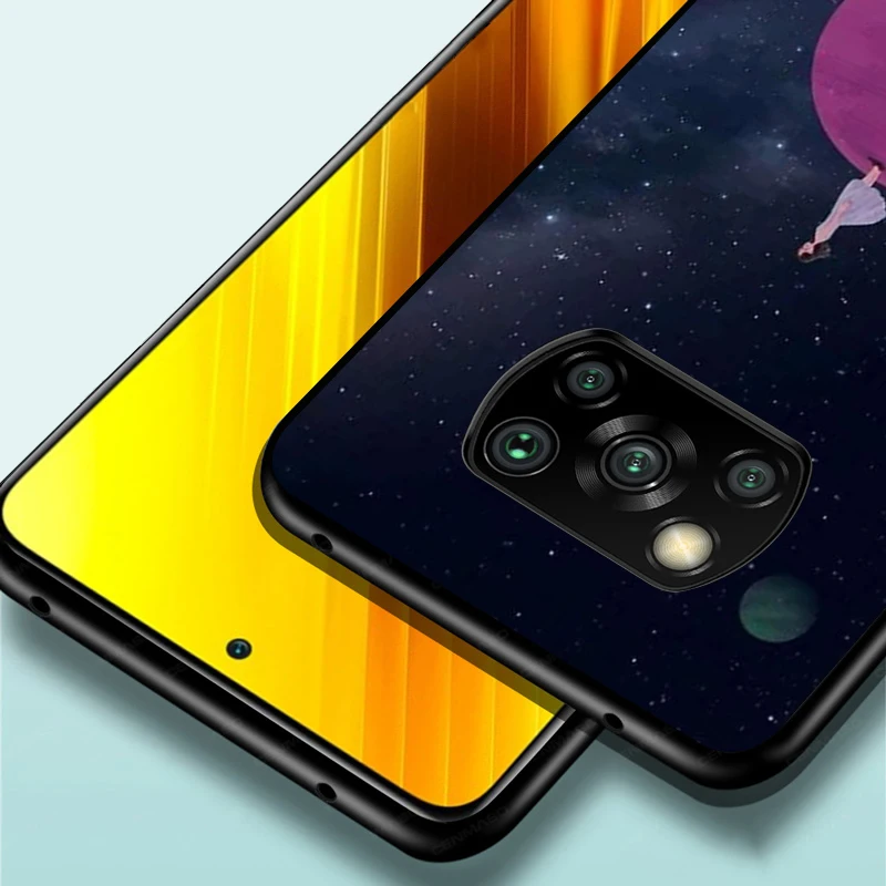 

Black Cover Stars in the night for Xiaomi Mi Mix 3 A3 A2 A1 Poco M3 M2 C3 X3 X2 NFC F2 F1 CC9 CC9E Pro Phone Case