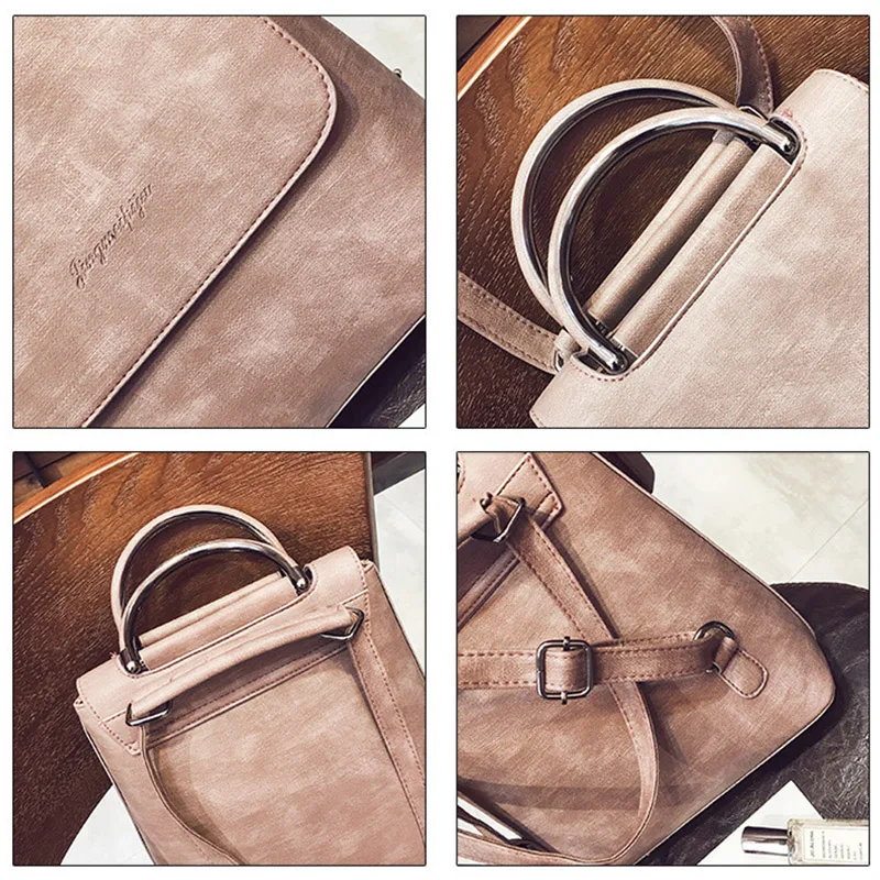 Модные женские рюкзаки из искусственной кожи дорожные сумки большие школьные на